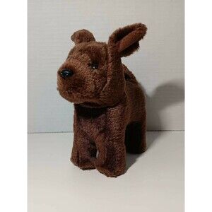 American Girl Doll Pet Dog Lab Plush Posable Doll Chocolate Chip 7" 2014